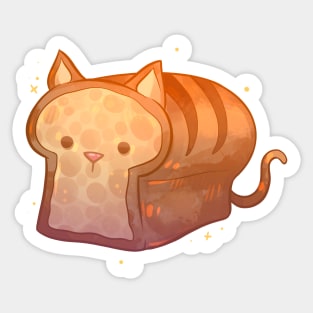 Cat Bread Loaf Sticker